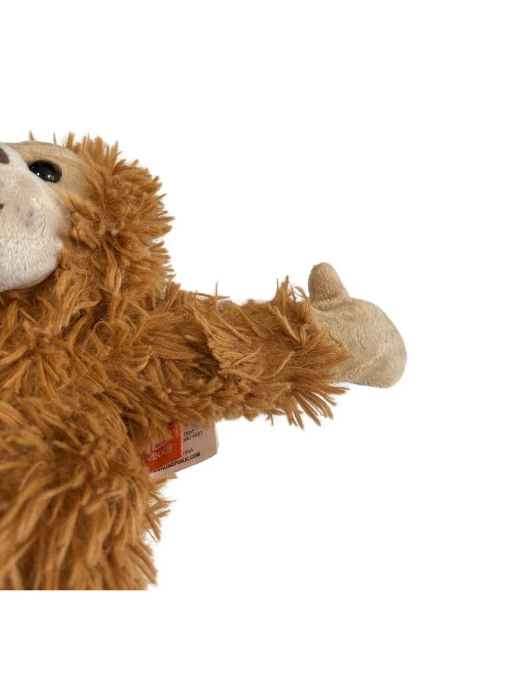 Wild Republic Huggers Wristband Plush Monkey Brown 7